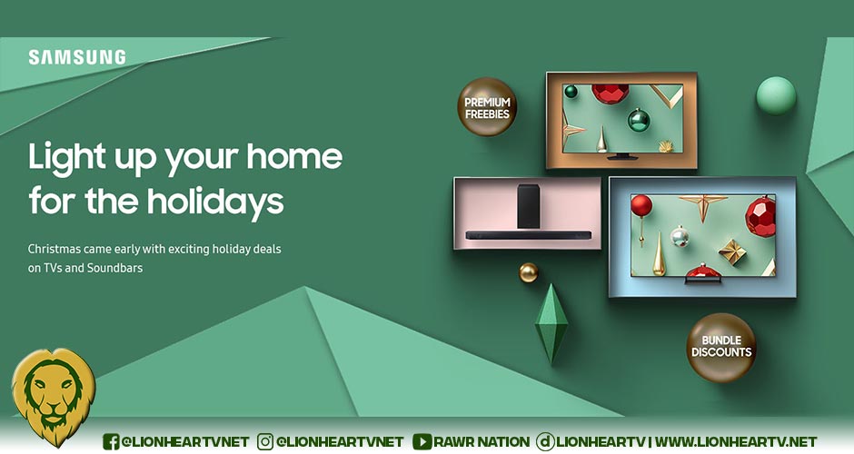 This Christmas, gift yourself and your loved ones with Samsung TVs you deserve