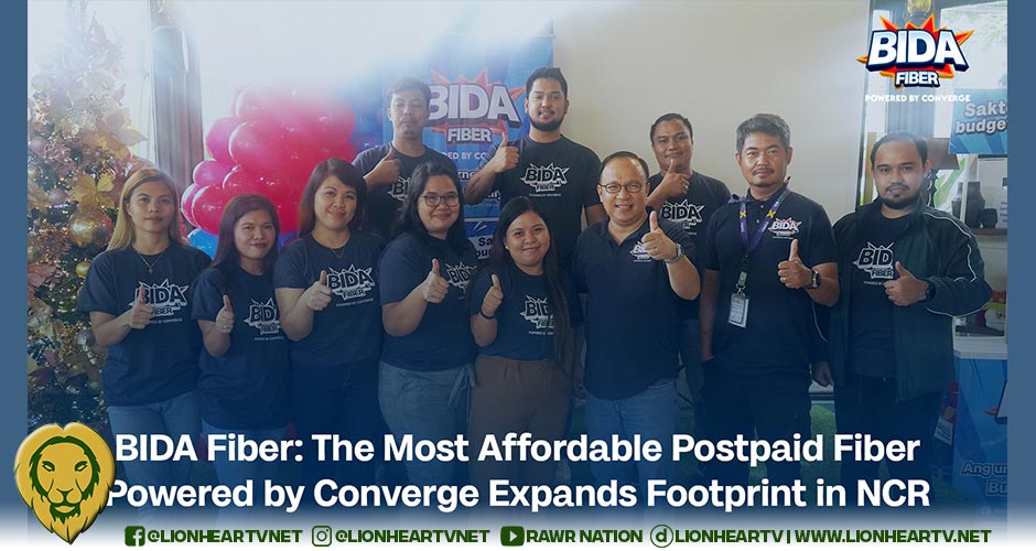 BIDA Fiber: The Most Affordable Postpaid Fiber Powered by Converge Expands Footprint in NCR