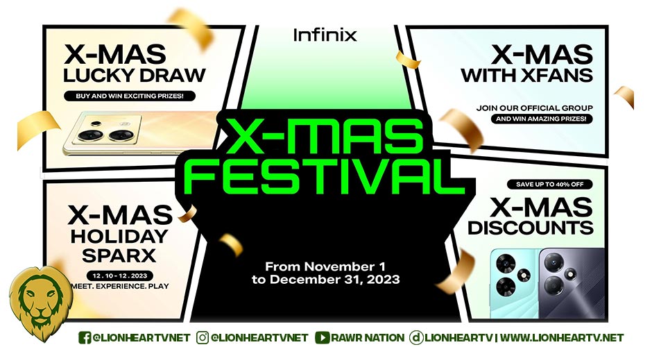 Shop up to 40% off on Infinix phones, celebrate the brand’s milestones, and more during the Infinix X-Mas Festival.