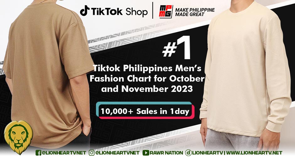 MPMG tops TikTok Philippines Men’s Fashion Chart for selling more than 10,000 clothes in one day