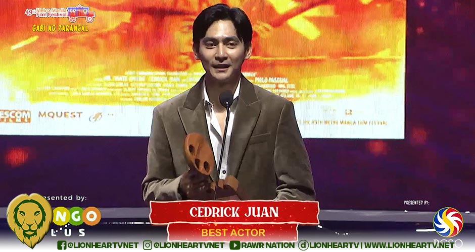 MMFF Best Actor Cedrick Juan Shares His Journey From Theatre to Film Acting in ‘Tao Po’
