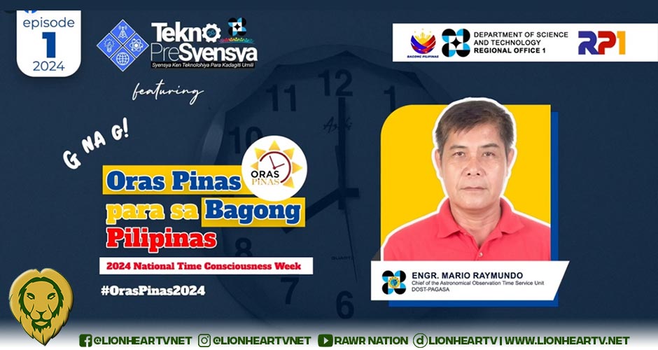 DOST Region 1 supports the 2024 National Time Consciousness Week