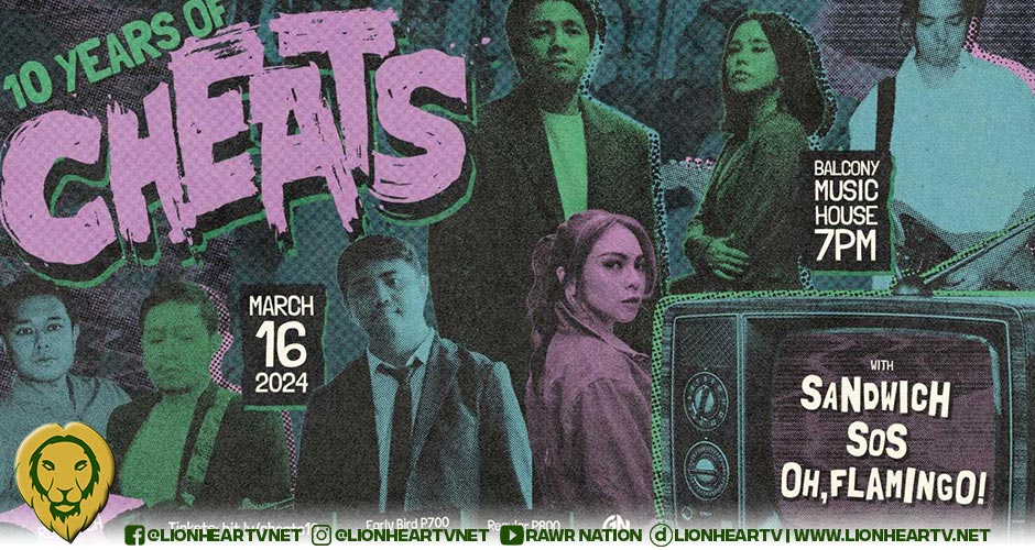 Filipino indie-rock band CHEATS to celebrate 10th anniversary with intimate show