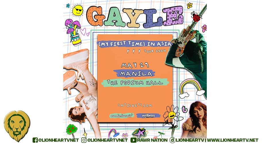 Gayle (My First Time) in Asia 2024 Tour Is Coming to Manila This May 29!