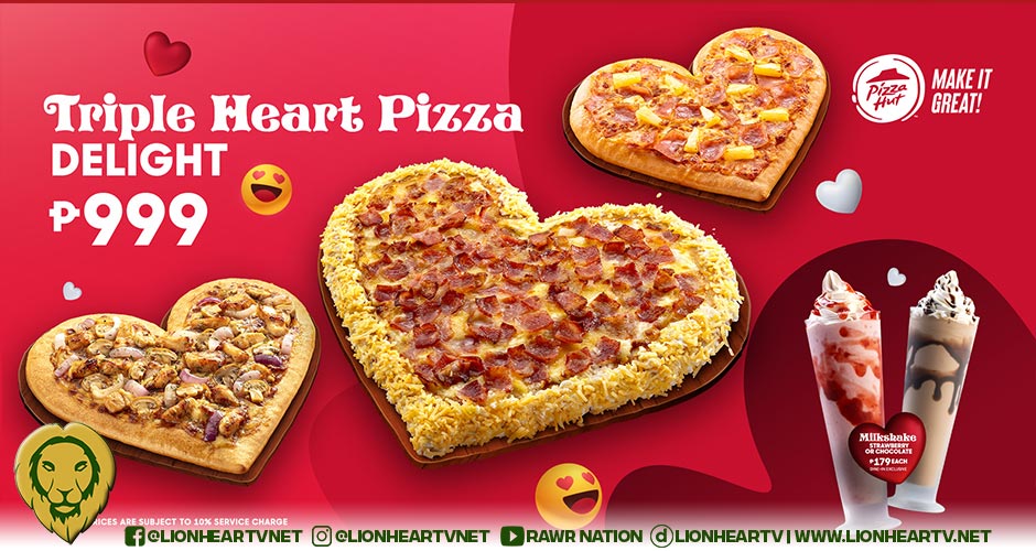 Pizza Hut’s Bacon Ensaymada Heart Pan Pizza is the perfect heartfelt treat for your sweetheart