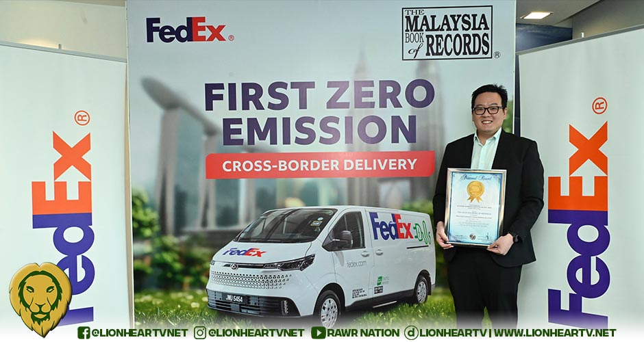 FedEx Sets Record for the Company’s First Cross-Border Delivery from Malaysia to Singapore with an Electric Vehicle
