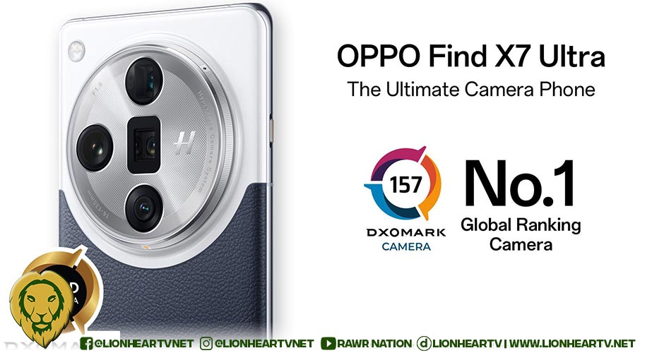 OPPO Find X7 Ultra Number One Rated Camera Phone by DXOMARK