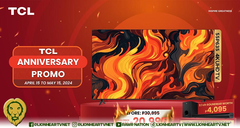 Don’t miss out on BIG SAVING on the TCL P635, 55-Inch TV Anniversary Promo!