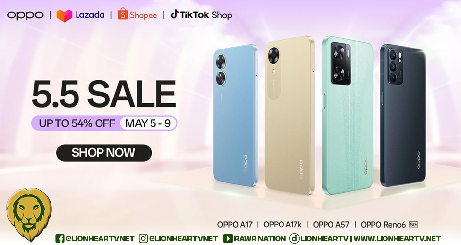Score amazing devices and irresistible deals during OPPO’s 5.5 Sale!