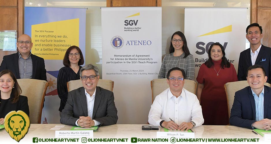 SGV & Co. signs MOA with ADMU to launch SGV iTeach program in Ateneo campuses