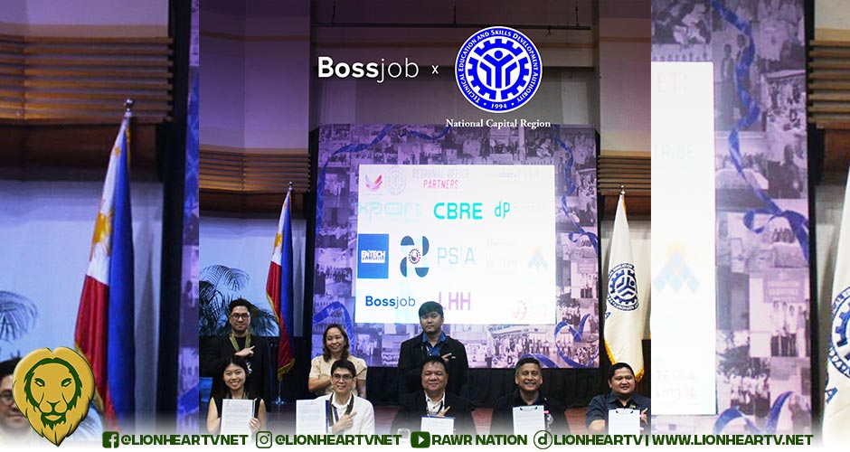 TESDA-NCR forges partnership with Bossjob to bolster tech-voc graduates’ employability