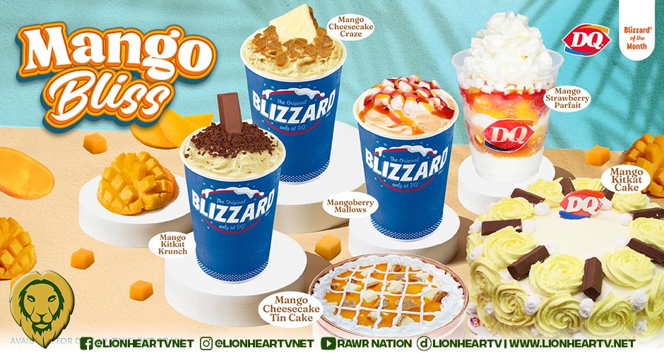 Beat the sweltering heat with these mango-infused treats from DQ