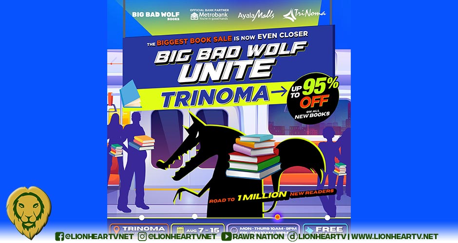 Third Time’s the Charm: Big Bad Wolf Gears Up for Another Manila Book Sale at Ayala Malls Trinoma!