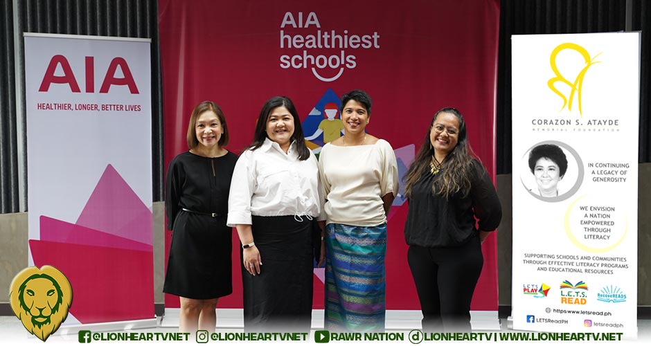 AIA Philippines partners with Corazon S. Atayde memorial foundation to bring healthier habits to Philippine school