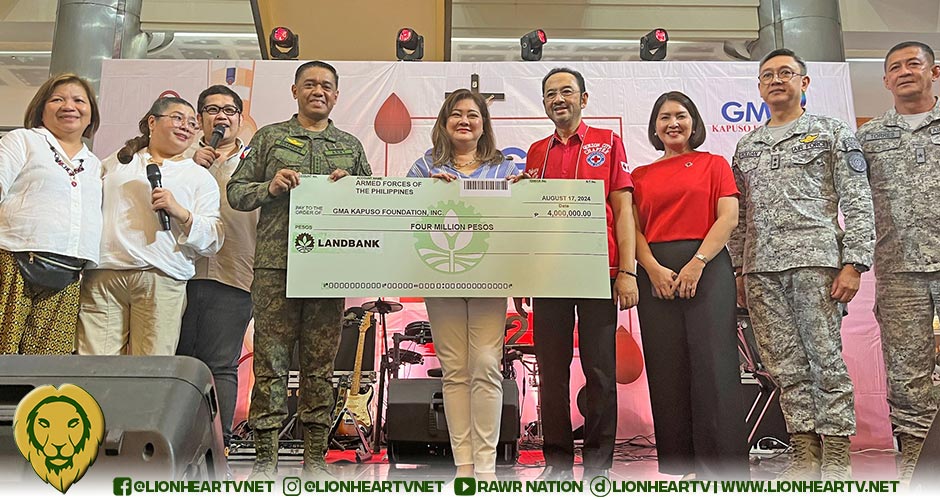 GMA Kapuso Foundation receives four million peso donation from AFP
