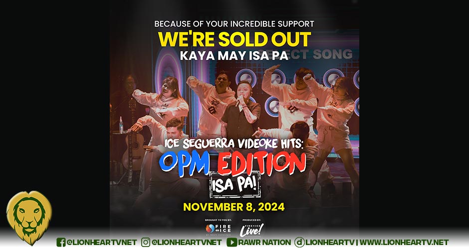 Ice Seguerra’s ‘Videoke Hits: OPM Edition’ SOLD OUT Ahead of September 13 Concert—New Date Added for November 8!