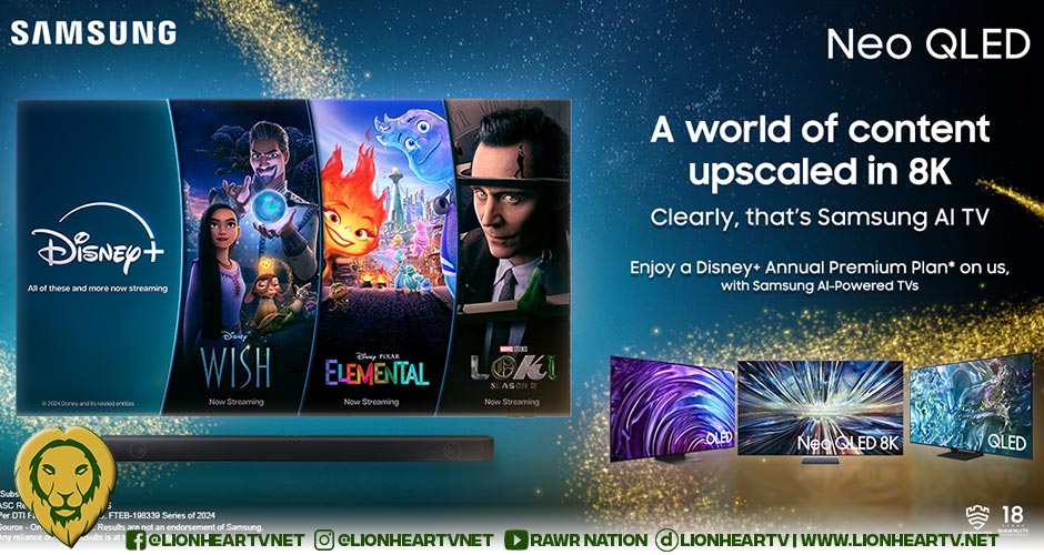 Magical Moments Right at Home: Upscale your Home Entertainment with Samsung AI TVs bundled with a Soundbar, Disney+ Annual Premium Plan*, and Premium VIP Pack