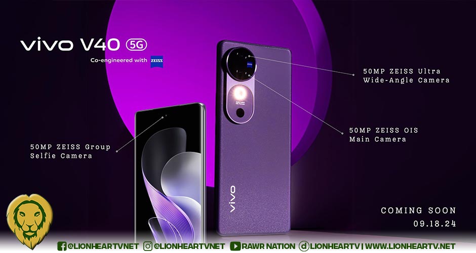 Ready for epic shots? vivo V40 brings three 50MP ZEISS cameras to your fingertips