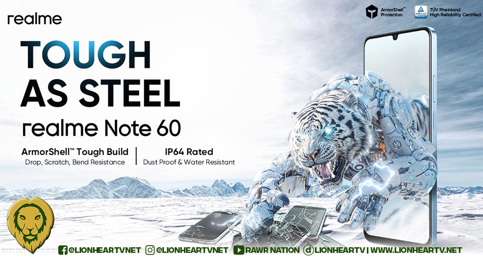 The ‘Tough as Steel’ realme Note 60 Proves Its Durability – now available for as low as P4,999