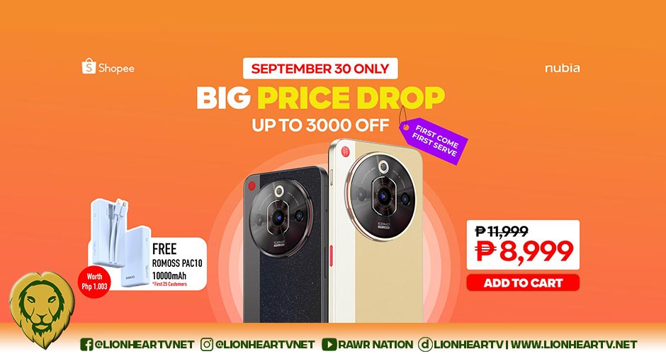 Unlock Amazing Deals: nubia Philippines Announces Exclusive Shopee Payday Sale on September 30!