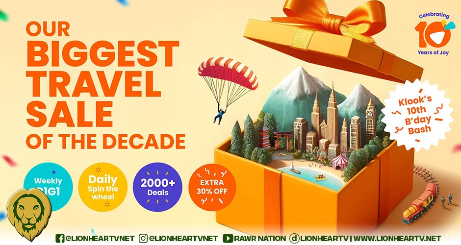 Klook Celebrates 10 Years of Unforgettable Adventures with its Biggest Travel Sale of the Decade