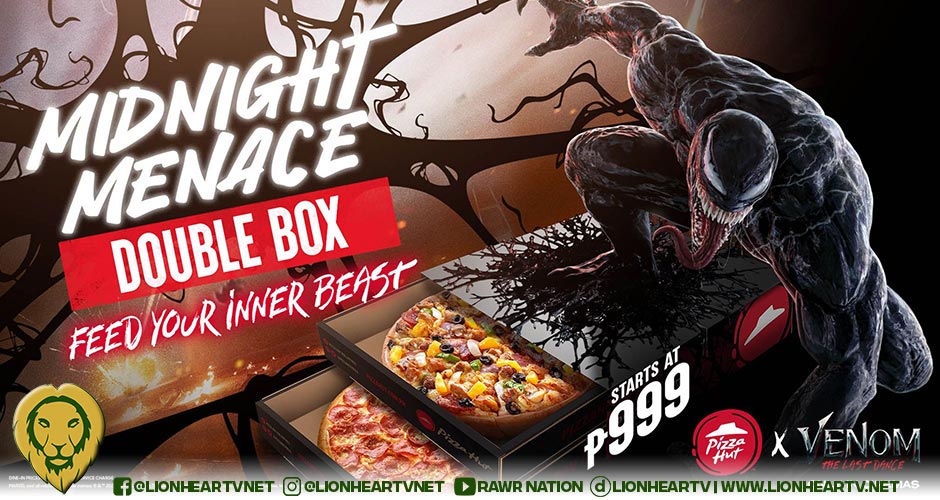 Pizza Hut launches Midnight Menace Double Box promo in time for Venom season