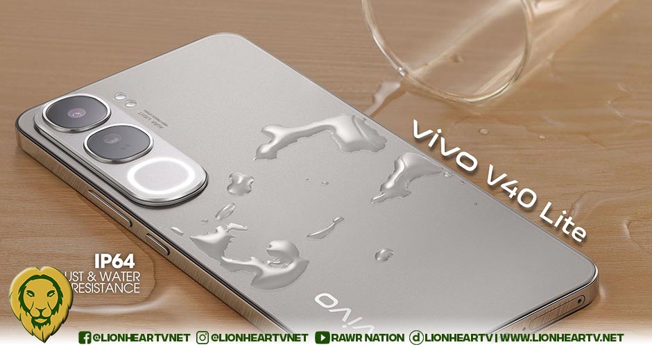 Trusted durability: vivo V40 Lite has IP64 dust and water resistance