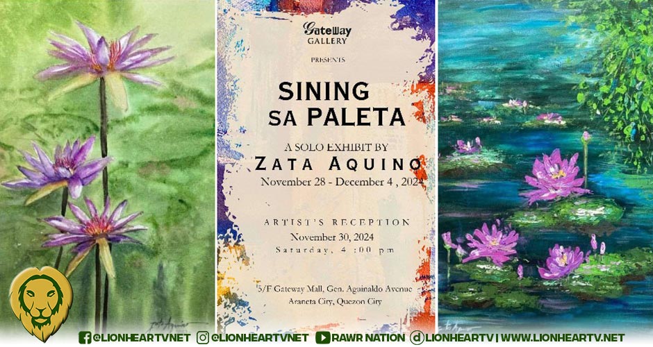 Zata Aquino mounts First Solo Exhibit Sining sa Paleta