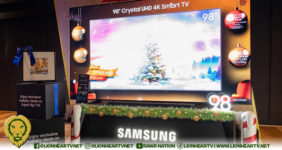 Samsung Kicks Off a Merry Holiday Season with Super Big TVs