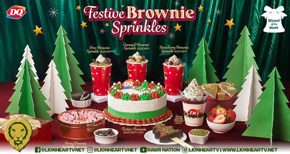 Sprinkle more joyful cheer on your holidays with DQ’s Festive Brownie Sprinkles Collection