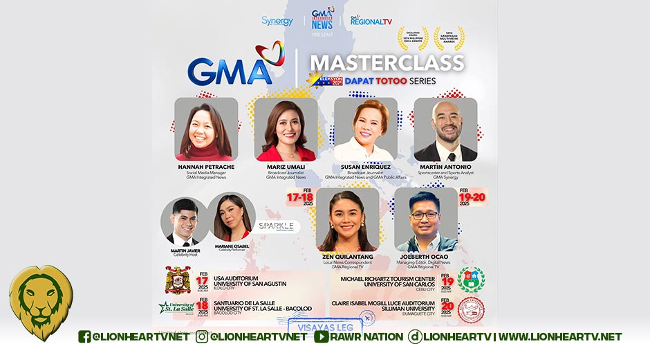‘GMA Masterclass: Eleksyon 2025 Dapat Totoo Series’ Heads to the Visayas from February 17 to 20
