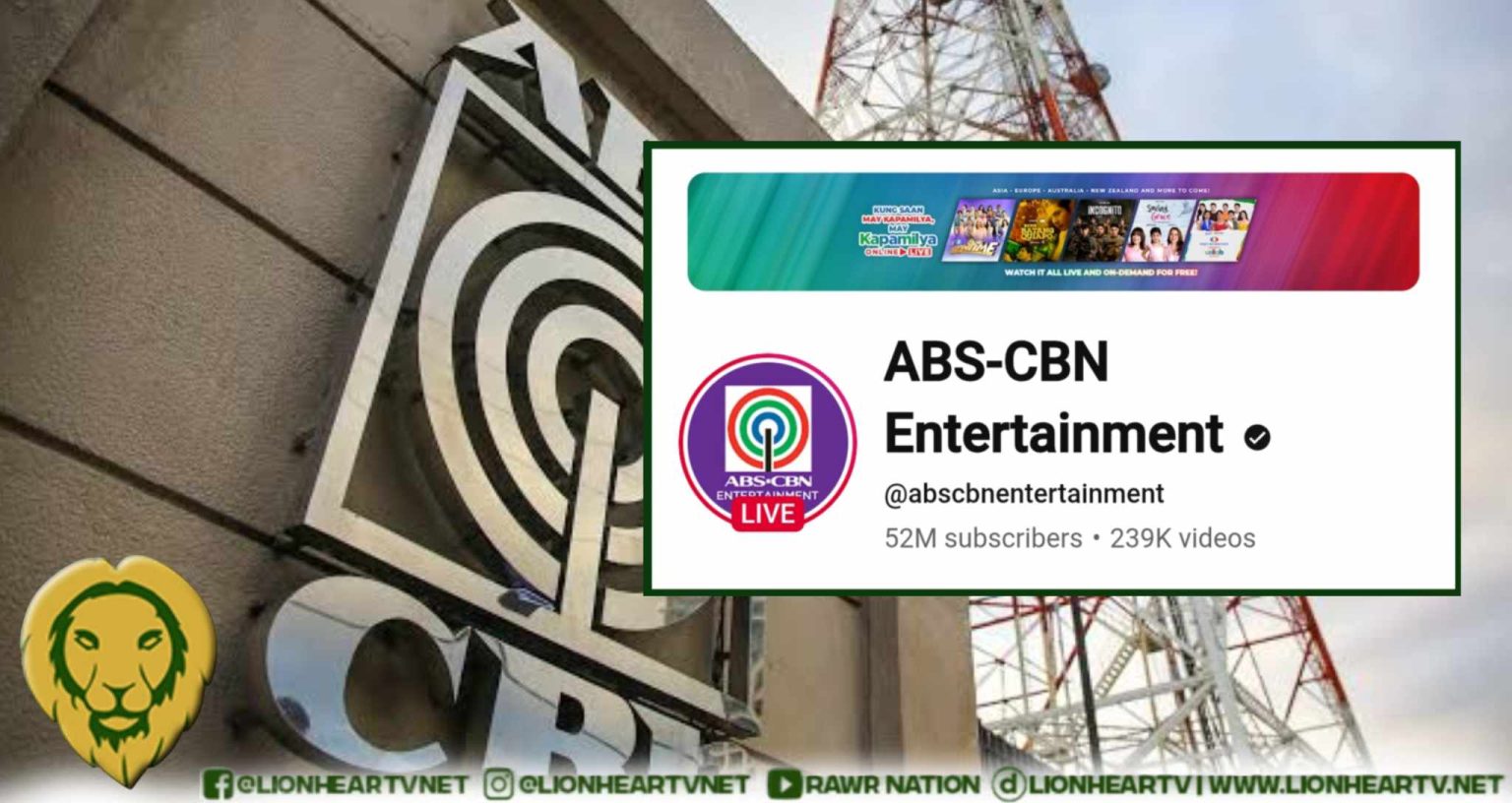 ABS-CBN Entertainment Hits 52 Million Subscribers on YouTube, Solidifies Digital Dominance