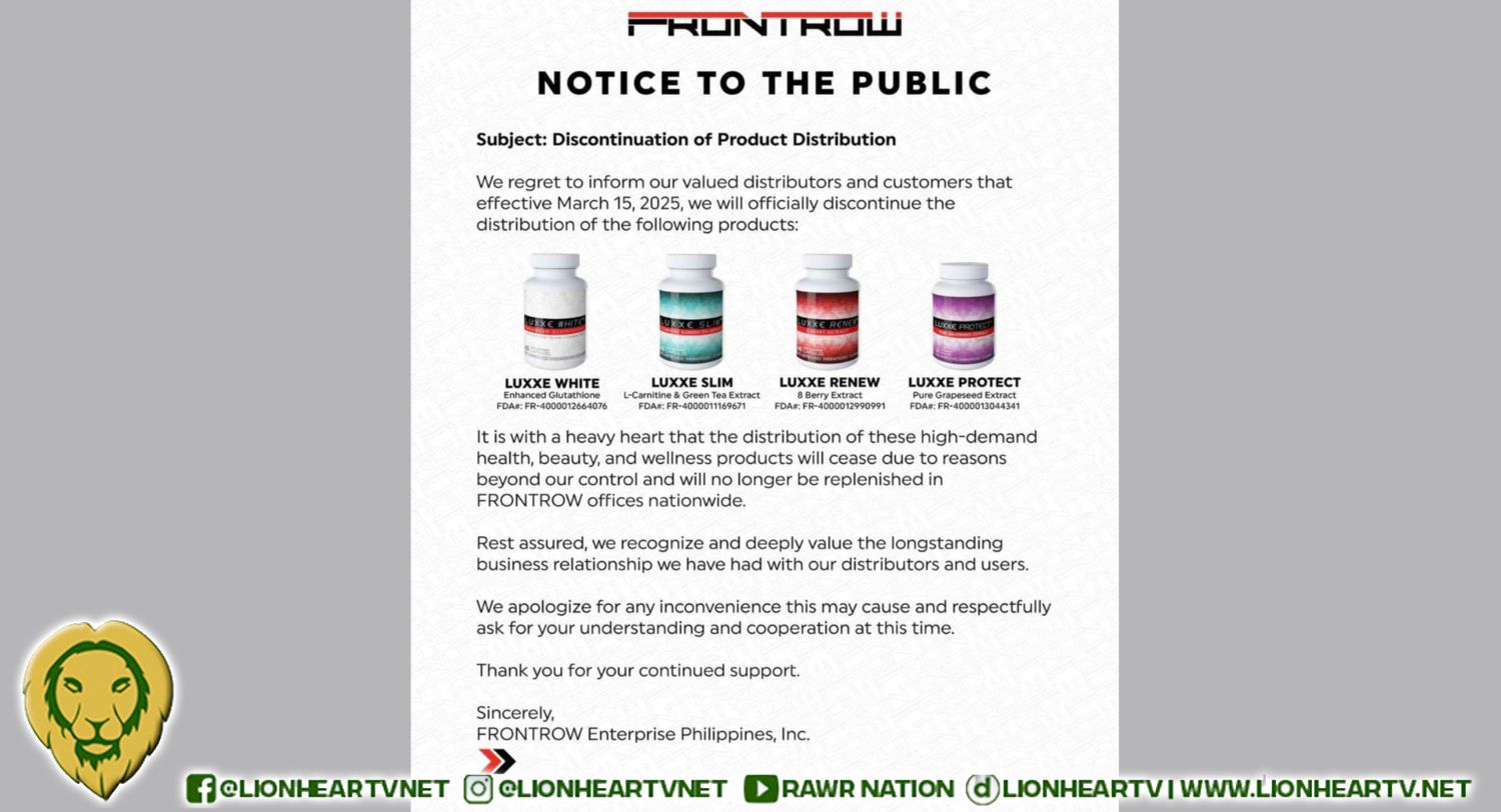 PH market shocked at abrupt discontinuation of Luxxe White