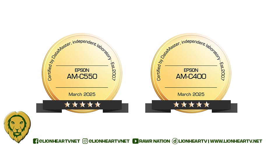 Epson’s WorkForce Enterprise Business Inkjet Printers achieve prestigious five-star ratings from DataMaster Lab