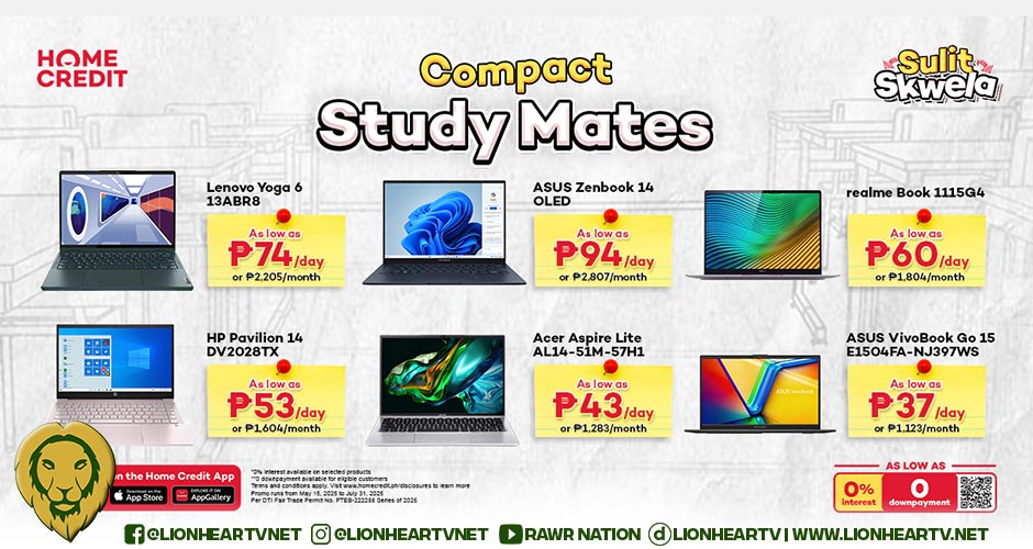 Home Credit’s Ultimate Guide to Sulit Back-to-School Tech Deals Available Only Until July 31, starting at ₱23 Per Day