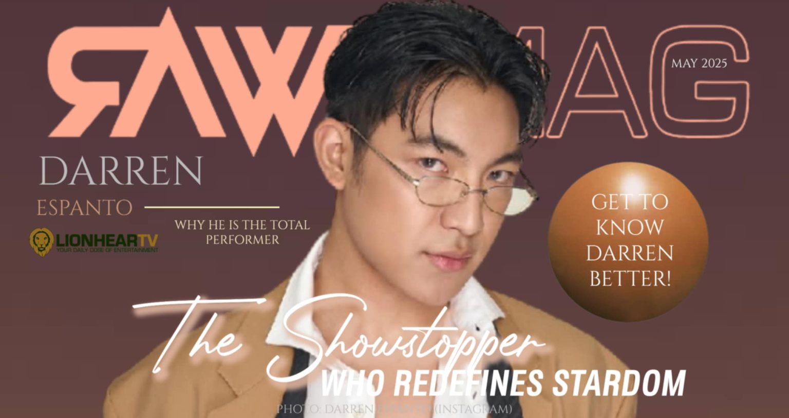 RAWR Mag: Darren Espanto — The Showstopper Who Redefines Stardom