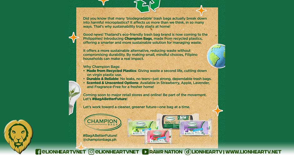 Champion Bags: A Smarter Plastic Choice for a Sustainable Future
