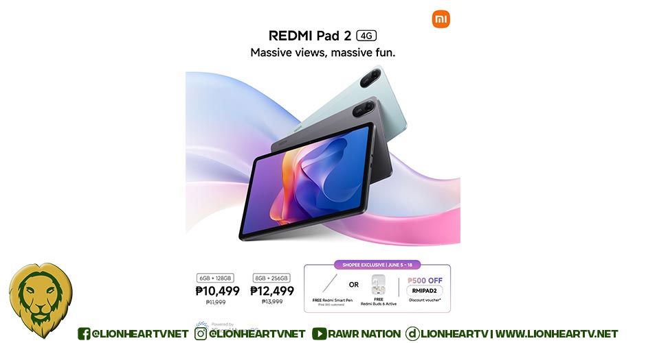 Xiaomi Introduces Redmi Pad 2 4G: Immersive Entertainment, Now More Vibrant Than Ever