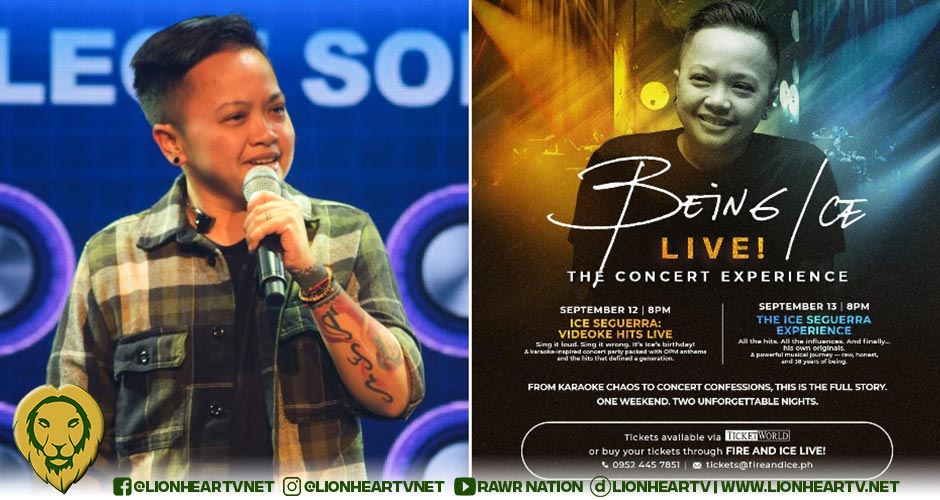 From Fan Anthems to Original Song Confessions: BEING ICE: LIVE! Unfolds as a Unique Two-Night Concert Experience