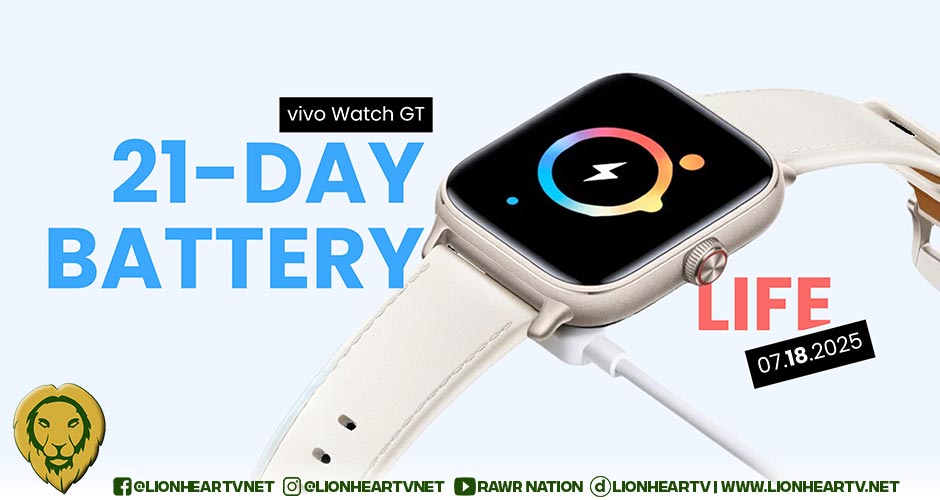 Stay active longer with upcoming vivo Watch GT’s 21-day battery life