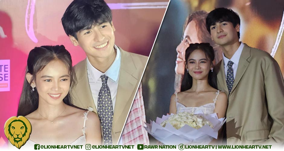 Andres Muhlach and Ashtine Olviga bring wedding vibes to ‘Minamahal’ mediacon