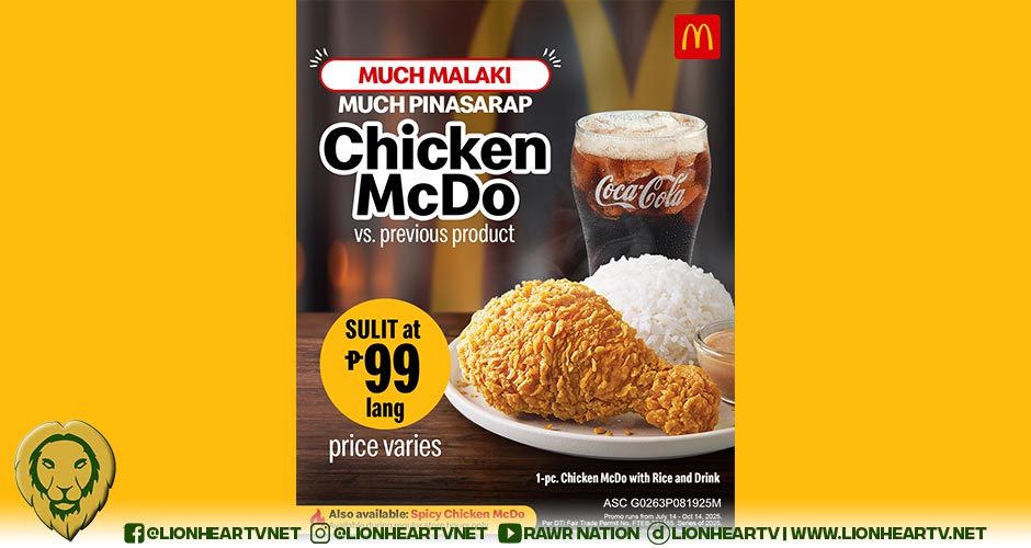 Chicken McDo Brings Everyone Closer at Every Table with the Heartwarming Invitation: ‘Chicken McDo Tayo!’