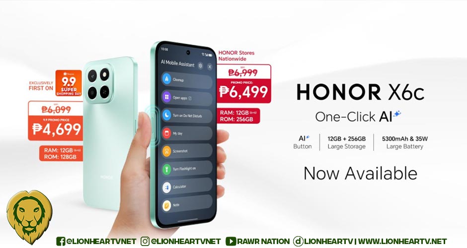 Get Your AI-Powered, Large Storage HONOR X6c for as low as P9 this Shopee 9.9 Super Shopping Day