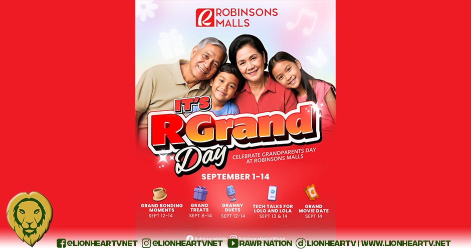 Make Every Moment Grand this Grandparents Day Only at Robinsons Malls