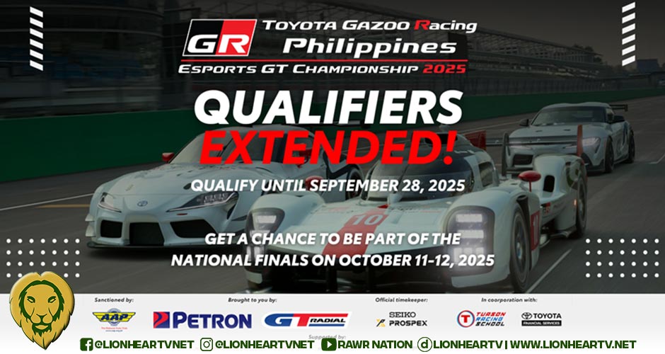 Toyota extends qualifiers for TGR Philippines eSports GT Championship 2025 to September 28