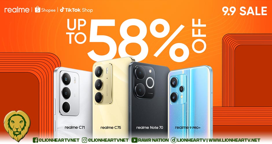 realme Joins 9.9 Sale with Up to 58% Off on Select Smartphones