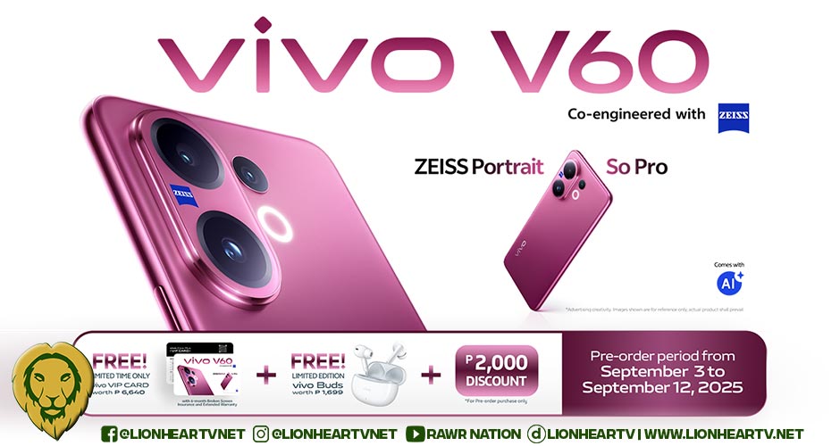 vivo V60 now in PH, price starts at Php 28,999