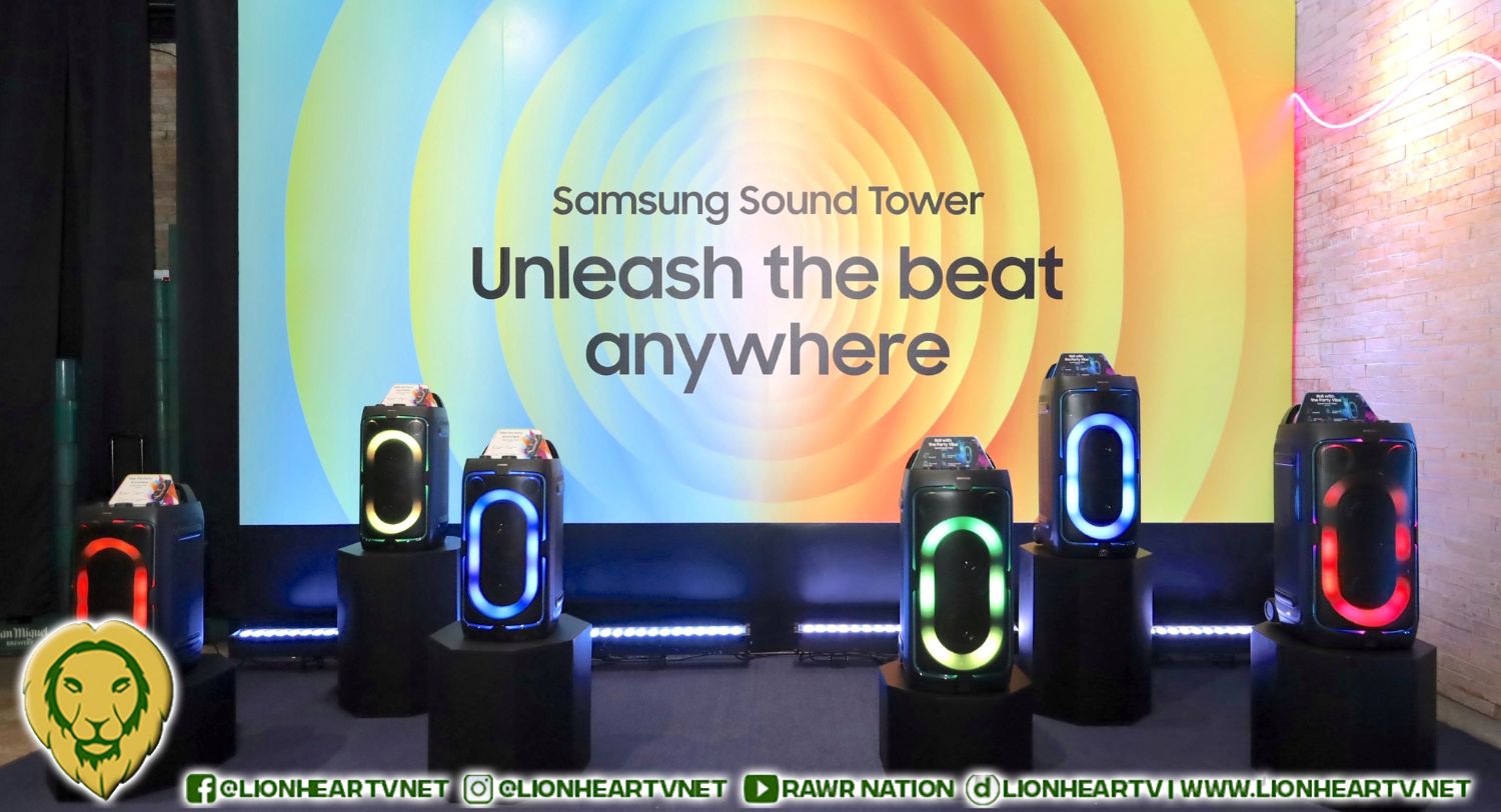 Unleash the Beat Anywhere with Samsung Sound Towers