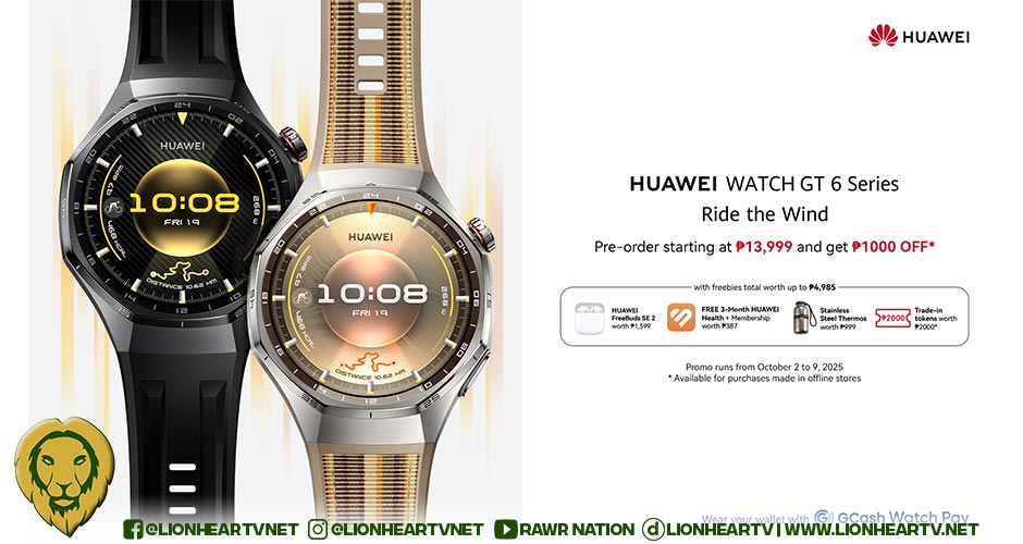 Meet the HUAWEI WATCH GT 6 Series: Outdoor Sports Tracking & 21-Day Battery — Pre-orders Start at PHP 13,999
