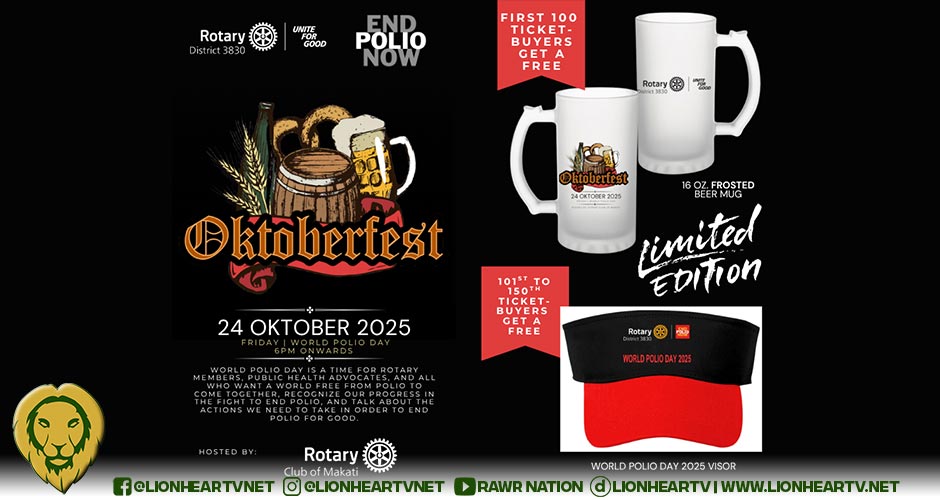 Rotary District 3830 Holds Oktoberfest Fund-Raiser on World Polio Day